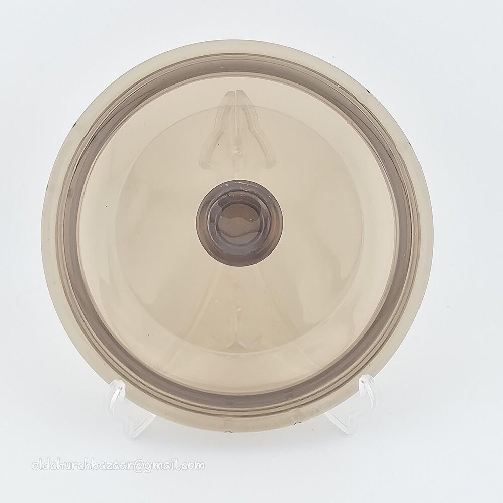 PYREX Brown Glass 7 Inch Round Replacement Lid P81C 40 Cookware Cover Kitchen